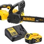 Tronçonneuse élagueuse sans fil 18 V avec batterie 5 Ah chargeur et guide 30 cm
