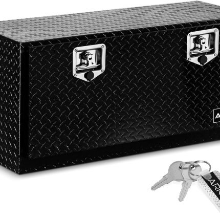 Boîte à outils pour pickup 91,44 cm aluminium noir étanche