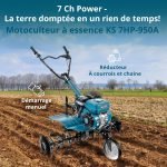 Motoculteur thermique Könner & Söhnen KS 7HP-950A 212 cm3 7 CV