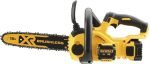 Tronçonneuse élagueuse sans fil 18 V avec batterie 5 Ah chargeur et guide 30 cm