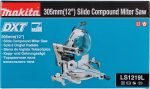 Scie à onglets radiale filaire 1800 W Ø305 mm avec biseautage