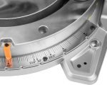 Scie à onglets radiale filaire 1800 W Ø305 mm avec biseautage