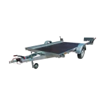 Remorque plateau SOREL PJ306F113NUE PTAC 1300 kg 306×166 cm