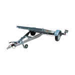 Remorque plateau SOREL PJ306F113NUE PTAC 1300 kg 306×166 cm