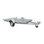 Remorque plateau LIDER Robust 40360 PTAC 750 kg 254×161 cm
