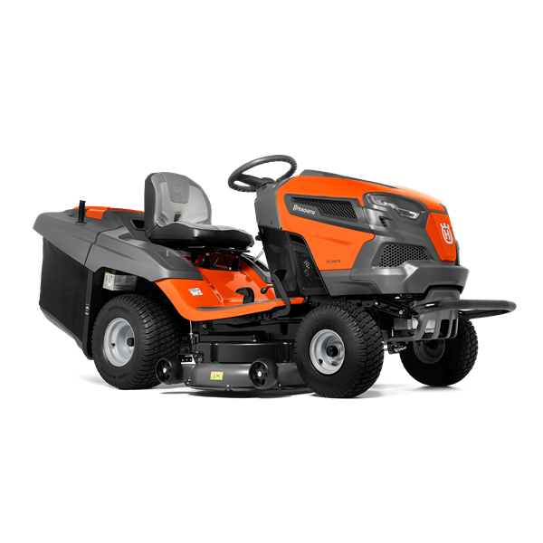 Tondeuse autoportée bac 320 L éjection arrière transmission hydrostatique plateau renforcé