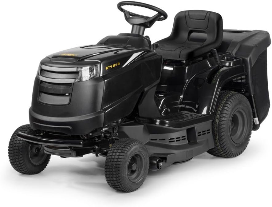 Tracteur de pelouse coupe 84 cm bac 200 L transmission manuelle
